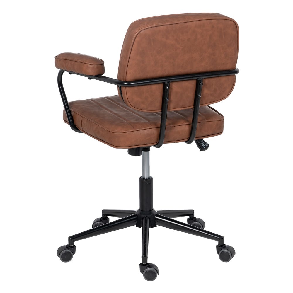 lolahome Silla de escritorio Vintage con ruedas Ahorra y exporta