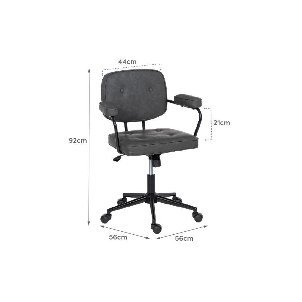 lolahome Silla de escritorio con ruedas Precios de Black Friday