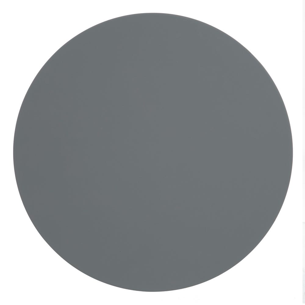 lolahome Mesa auxiliar redonda de madera gris de 50x48 cm Outlet online