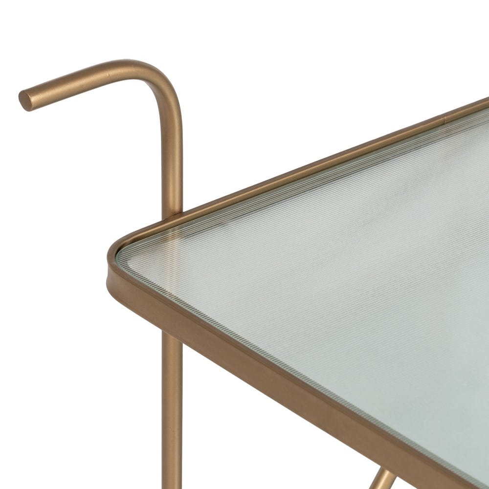 lolahome Carrito camarera de metal y cristal Ofertas