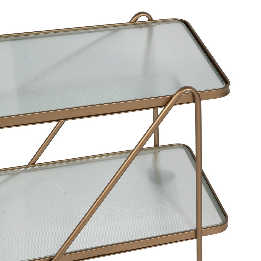 lolahome Carrito camarera de metal y cristal Ofertas