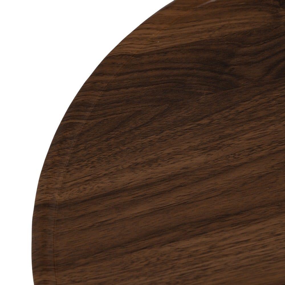 lolahome Mesa de centro asimétrica marrón de 100x60 cm Ventas relámpago
