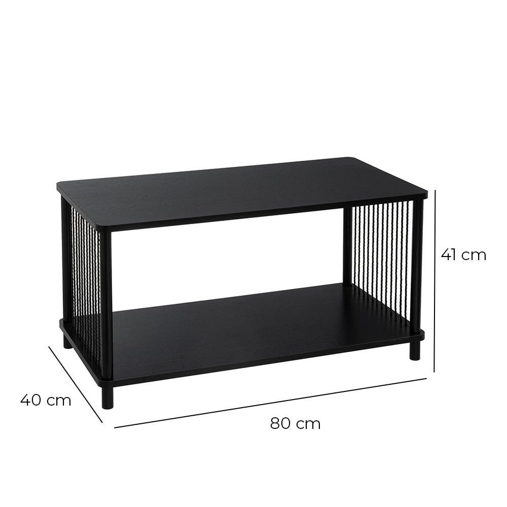 lolahome Mesa de centro con estante Manila Liquidación
