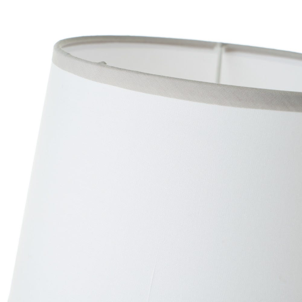 lolahome Lámpara de mesa diamante de cerámica gris de Ø 20x32 cm ÚLTIMAS EDICIONES
