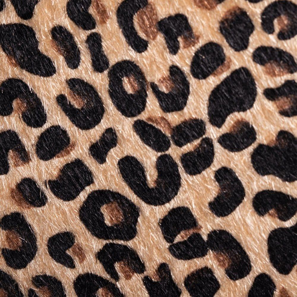 lolahome Reloj de leopardo dorado de terciopelo y metal de Ø 48 cm Liquidación