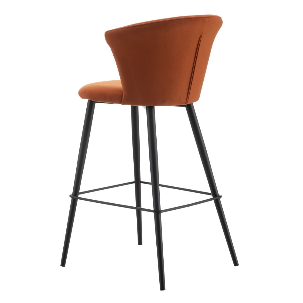 lolahome Taburete alto tapizado de terciopelo de 98 cm Precios de Black Friday