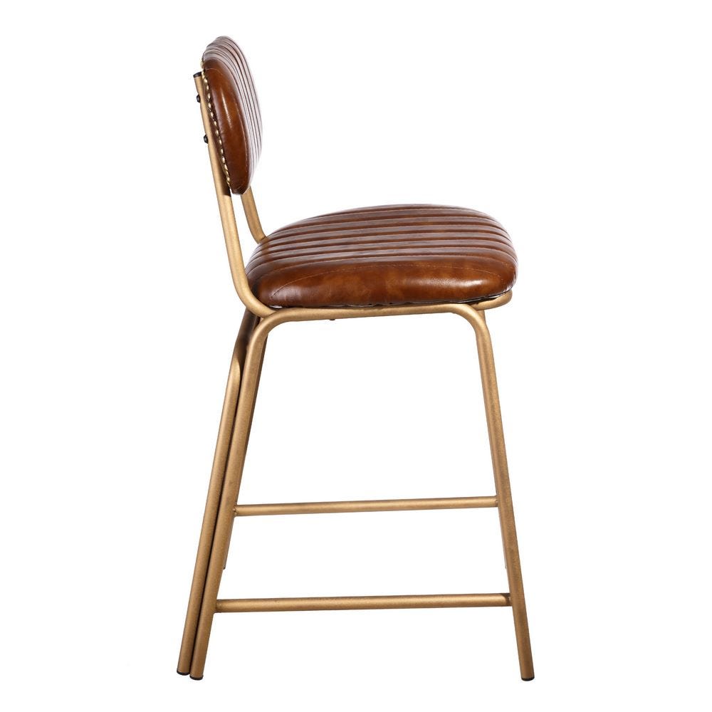 lolahome Taburete alto tapizado de polipiel de 88 cm