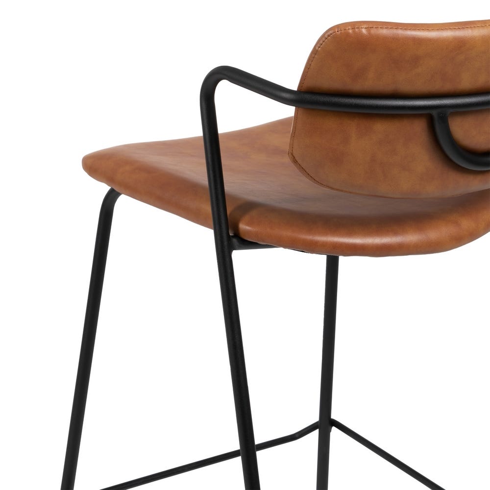 lolahome Taburete alto de polipiel de 101 cm Libre de impuestos