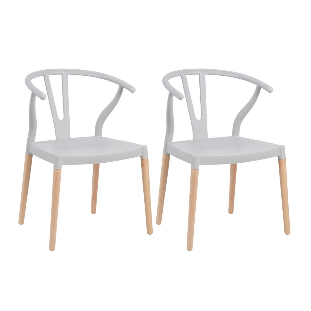 lolahome Pack 2 sillas de polipropileno Tienda