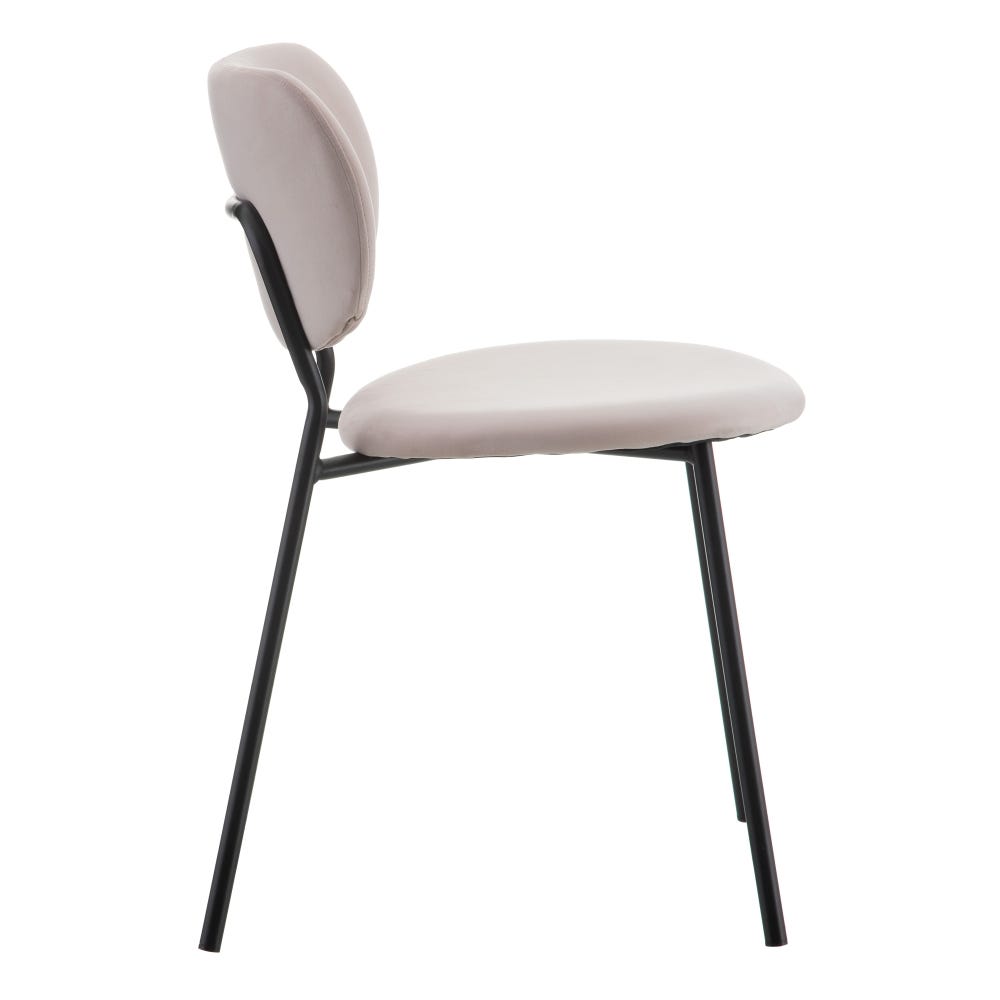 lolahome Silla de comedor de terciopelo Liquidación