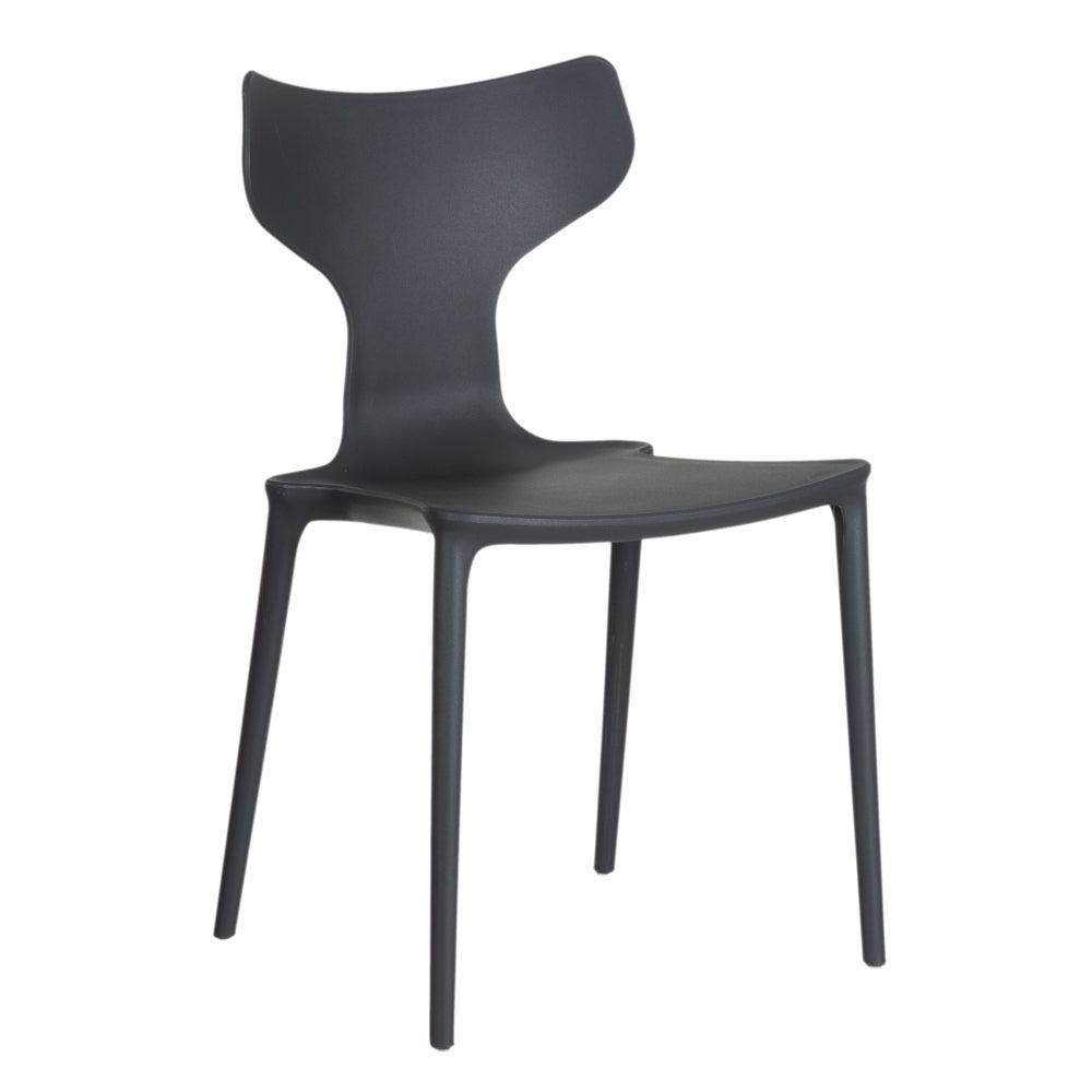 lolahome Silla de comedor mariposa de polipropileno de 47x41x83 cm Rebajas online
