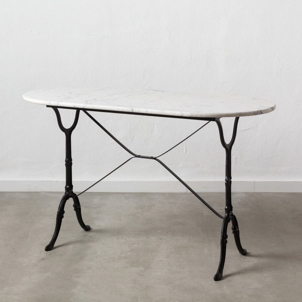 lolahome Mesa de comedor de mármol de 120x60cm Solo hoy