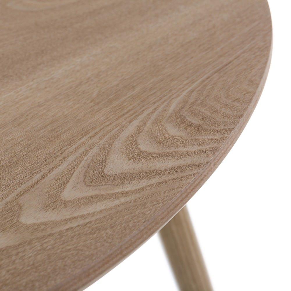 lolahome Mesita auxiliar de madera marrón de 51x60x60 cm Limitado a 3 días