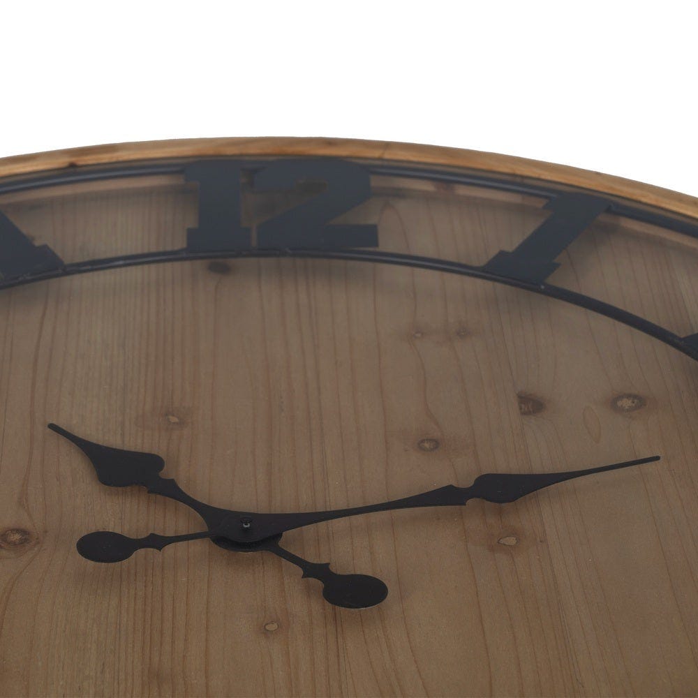 lolahome Mesa de centro redonda reloj Liquidación