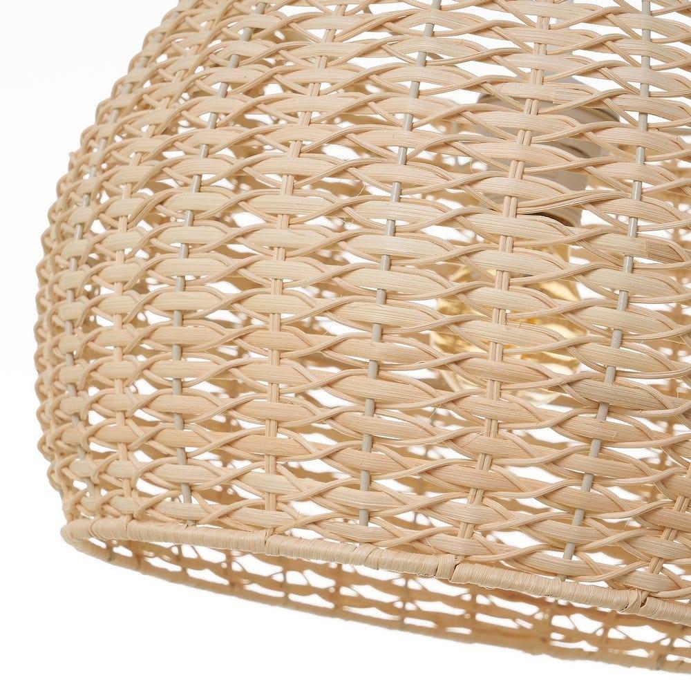 lolahome Lámpara de techo trenzado natural ÚLTIMAS EDICIONES