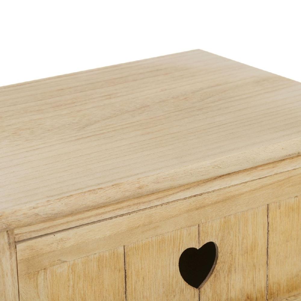 lolahome Cajonera beige de madera con 2 cajones de 41x40x29 cm Solo hoy