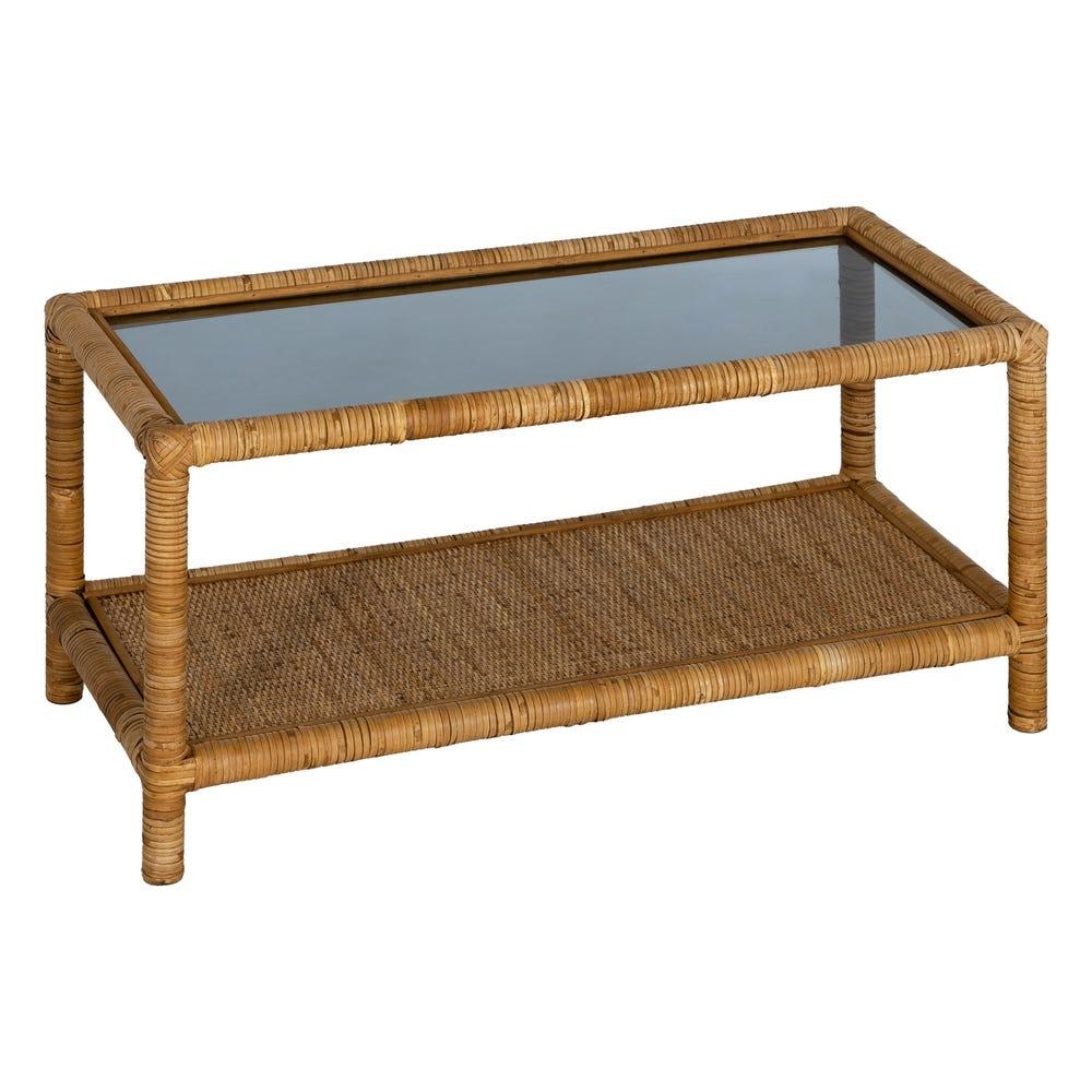 lolahome Mesa de centro rejilla Rebajas
