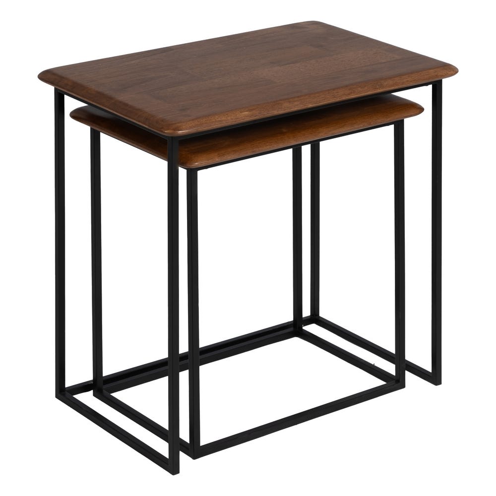 lolahome Set de 2 Mesa auxiliares nido Rebajas baratas