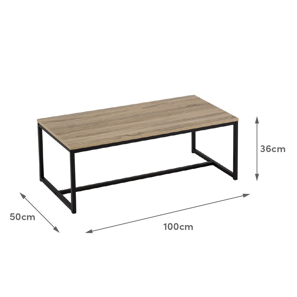 lolahome Mesa auxiliar de centro Urban de 100x50 cm Últimos 3 días