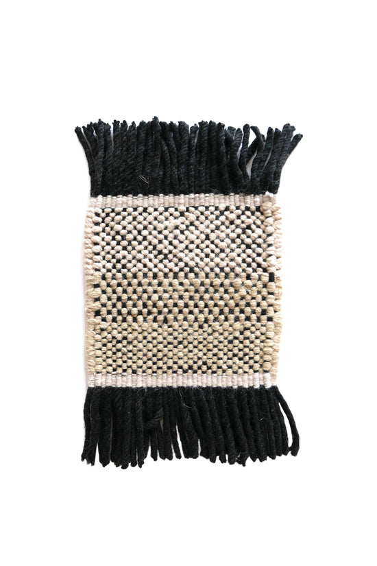nanimarquina Alfombra Tres Outdoor Stripes Negro Ventas relámpago