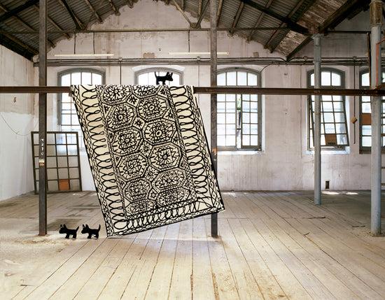 nanimarquina Alfombra Black on White Estambul Superdescuento