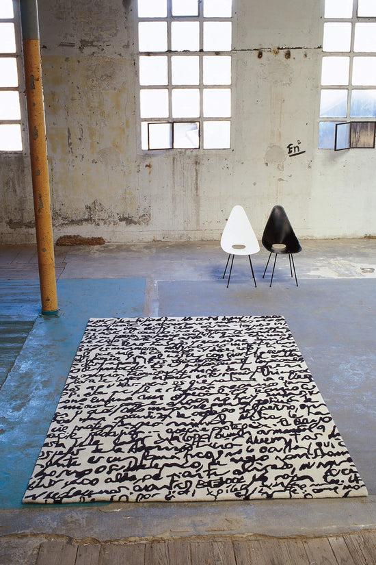 nanimarquina Alfombra Black on White Manuscrit Runner L COMPRAR AHORA
