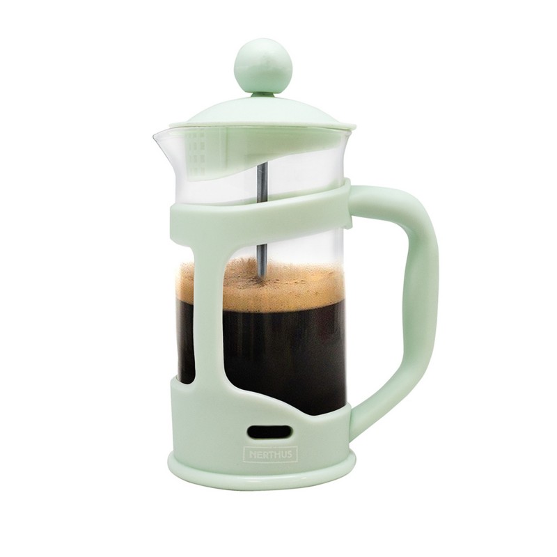 nerthus kitchenware Cafetera Francesa de Émbolo VERDE 350ml Solo hoy