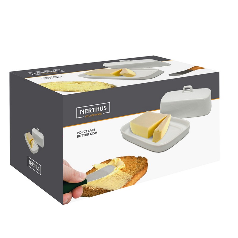 nerthus kitchenware Mantequera de Porcelana Oferta exclusiva