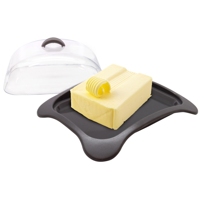 nerthus kitchenware Mantequera con tapa Transparente Ofertas de temporada