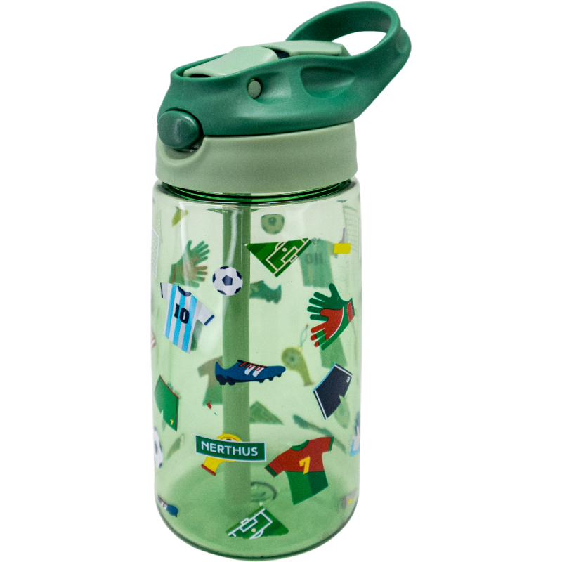 nerthus kitchenware Botella Infantil Reutilizable Libre de BPA Boquilla plegable Futbol Ofertas