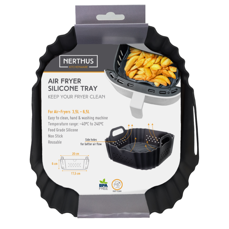 nerthus kitchenware Bandeja Air Fryer Silicona Perforada Rebajas baratas