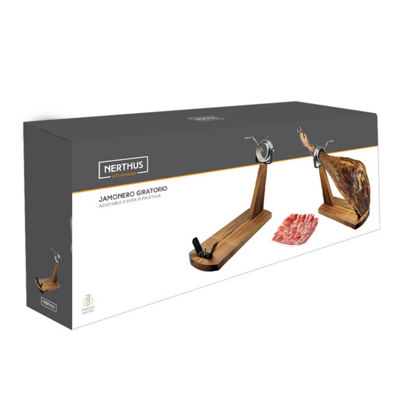 nerthus kitchenware Jamonero Cabezal Giratorio Promoción por tiempo limitado