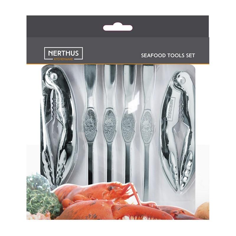 nerthus kitchenware Set de utensilios para marisco Oferta exclusiva