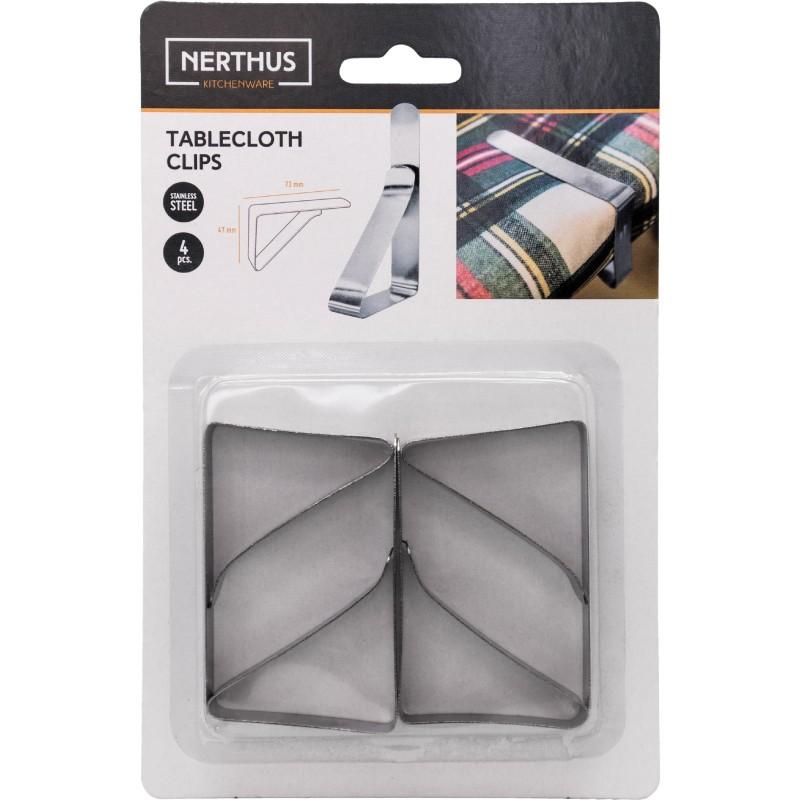 nerthus kitchenware Clip para Mantel de Acero Inoxidable Mesa Ajustable 2025
