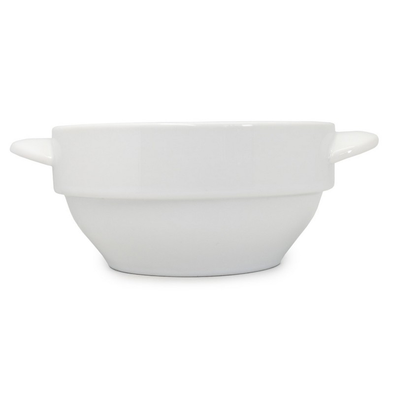 nerthus kitchenware Cuenco de porcelana para sopa con asas En línea