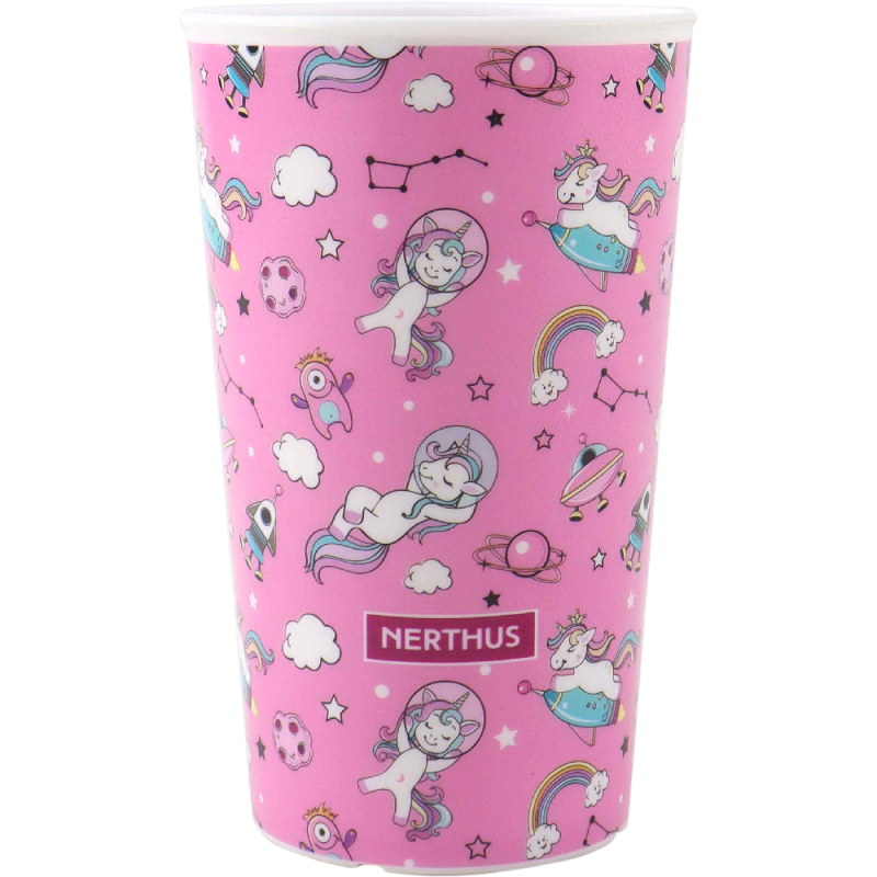 nerthus kitchenware Vaso plástico Infantil de 250 ml Unicornios Liquidación