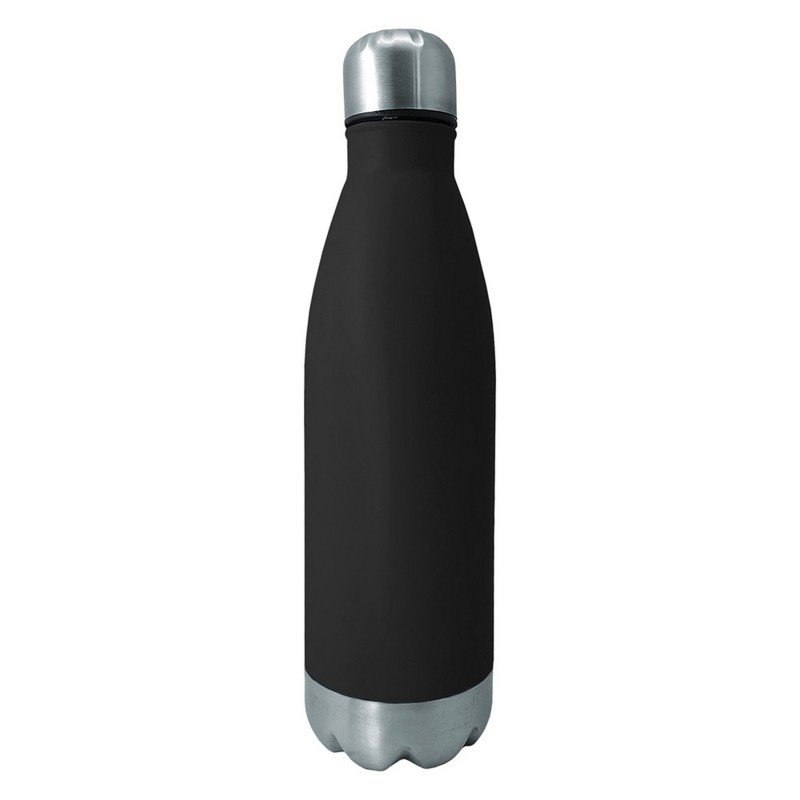 nerthus kitchenware Botella Acero Inoxidable - Negro
