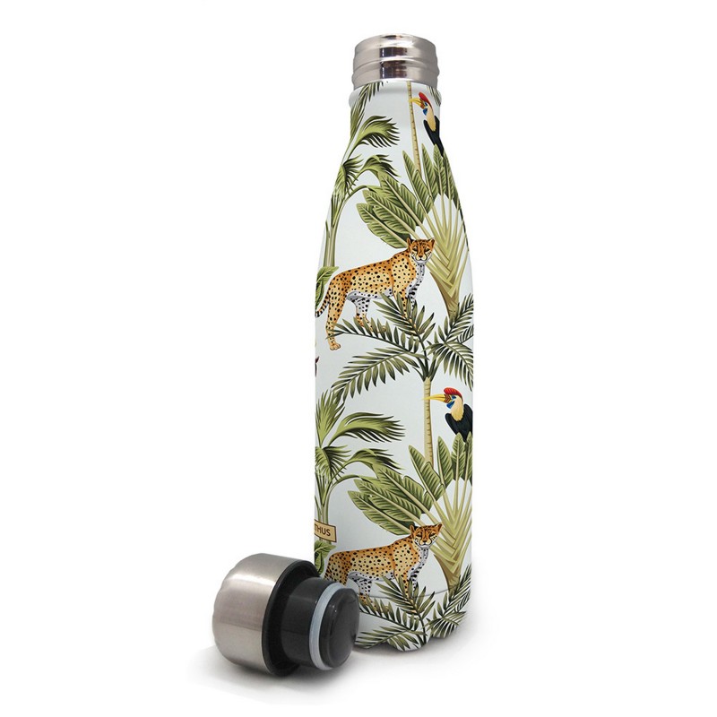 nerthus kitchenware Botella de doble pared de acero inoxidable - 500 ml Selva