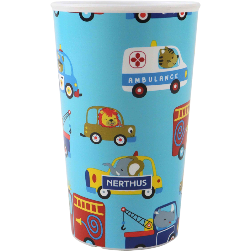 nerthus kitchenware Vaso plástico Infantil de 250 ml Coches Rebajas top