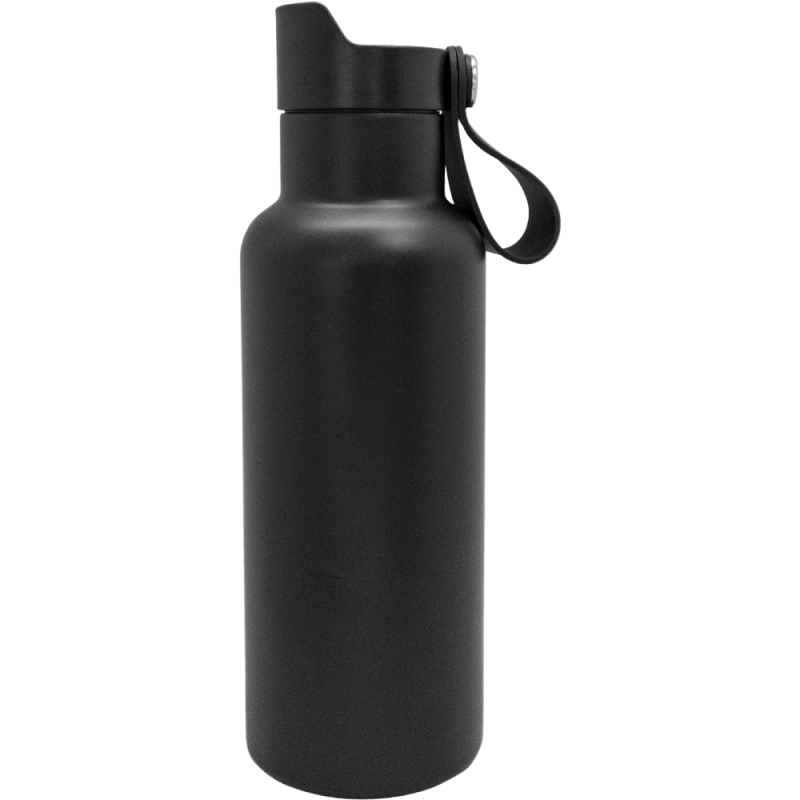 nerthus kitchenware Botella Doble Pared Sport Tapón Click 500 ml Negra Envío gratis