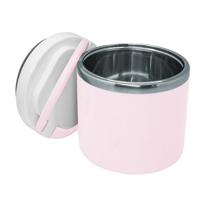 nerthus kitchenware Termo doble Pared Acero Inoxidable Rosa Pastel 700 ml Últimos 3 días