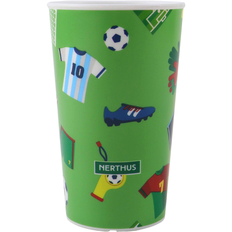 nerthus kitchenware Vaso plástico Infantil de 250 ml Fútbol ÚLTIMAS EDICIONES