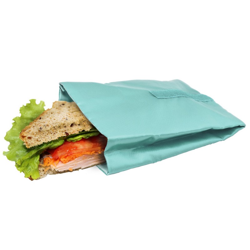 nerthus kitchenware Bolsa Reutilizable para Sandwich Turquesa