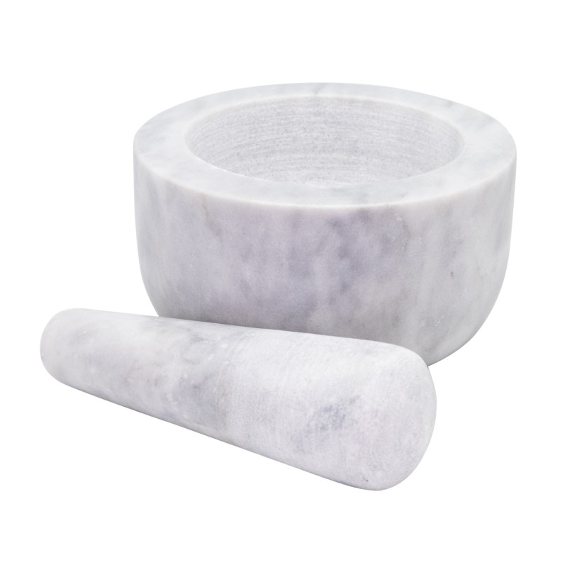 nerthus kitchenware Mortero de Mármol blanco Rebajas de fin de temporada