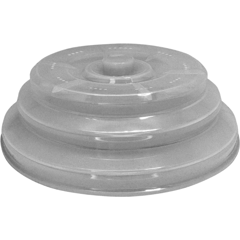 nerthus kitchenware Tapa para Microondas de Silicona Transparente: Plegable Elegante y Funcional Transparente