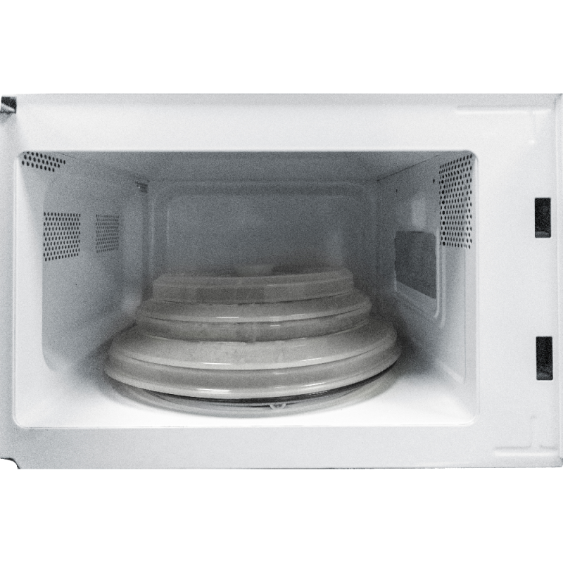 nerthus kitchenware Tapa para Microondas de Silicona Transparente: Plegable Elegante y Funcional Transparente Gran oferta
