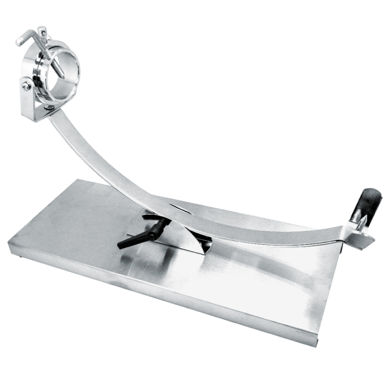 nerthus kitchenware Jamonero basculante y cabezal giratorio acero inoxidable