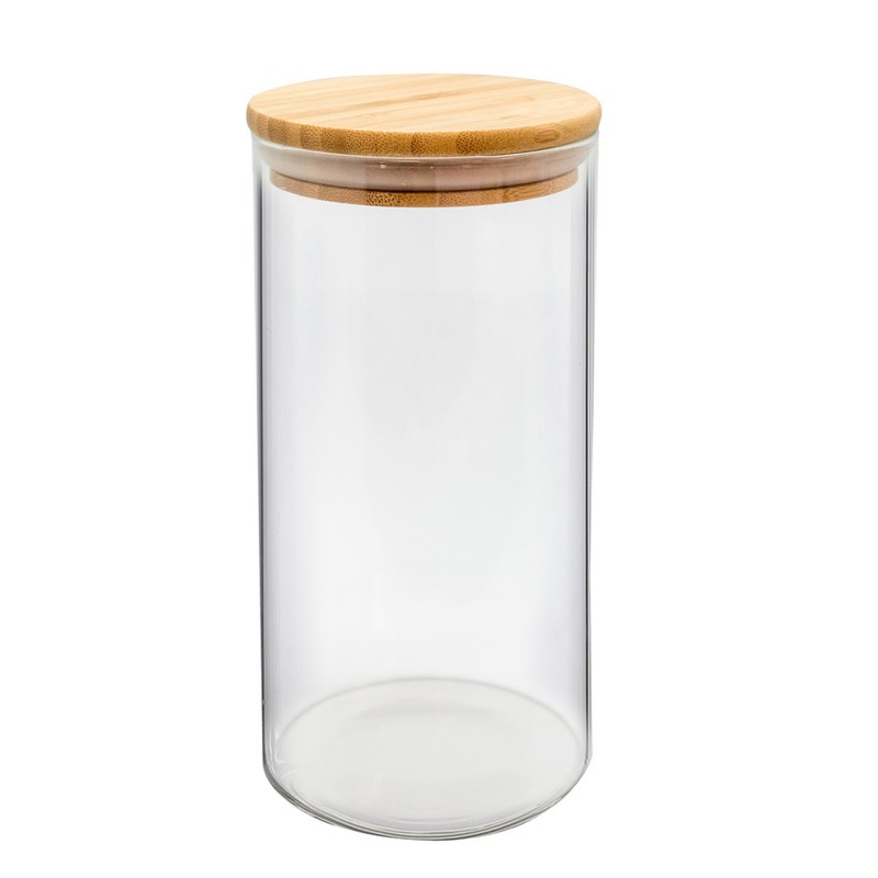 nerthus kitchenware Tarro de Cristal Ovalado 1100 ml