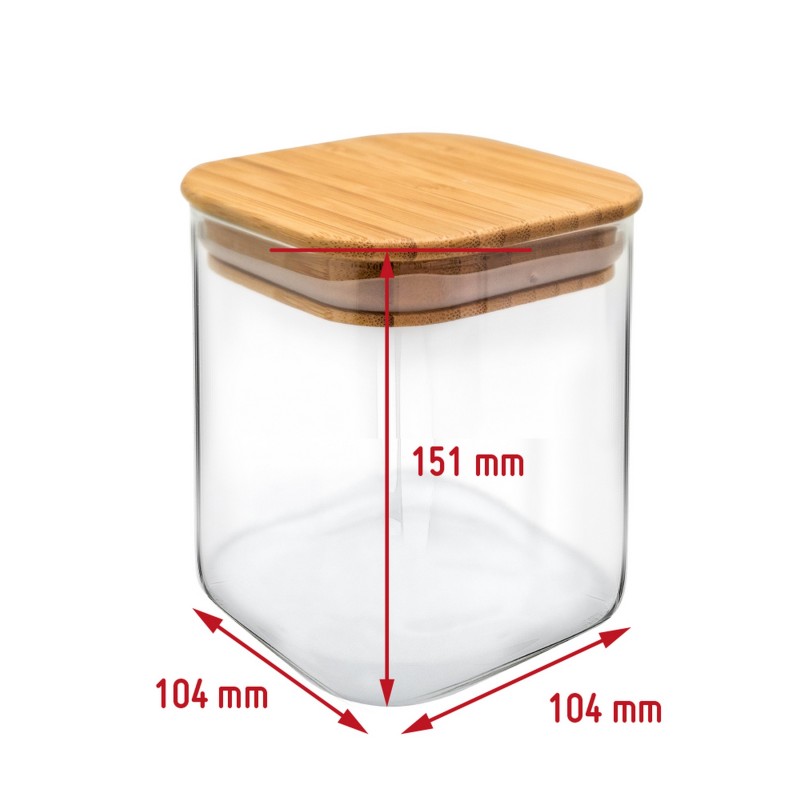nerthus kitchenware Tarro de Cristal 800 ml En línea