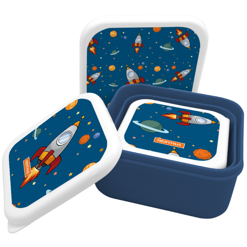nerthus kitchenware Fiambreras Apilables para Niños Espacio Últimos 3 días